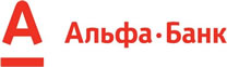 Логотип банка «Альфа-банк»