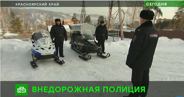 Телеканал НТВ рассказывает о службе полицейских Красноярска