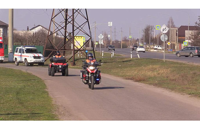 Квадрроцикл РМ — в составе группы экстренного реагирования МЧС Курска