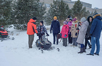 Тест-драйв детского электрического снегохода «Рысь электро»