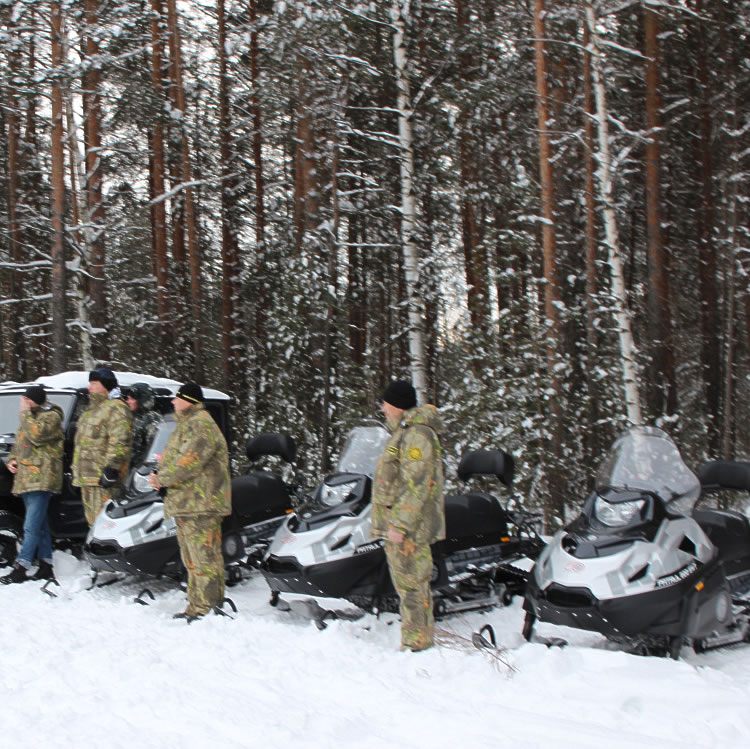 Снегоходы «Тайга Патруль» на службе в заказниках Пермского края